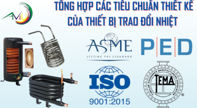 Tổng hợp các tiêu chuẩn thiết kế của thiết bị trao đổi nhiệt hiện nay