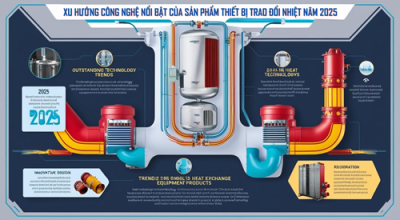 Xu hướng công nghệ sản phẩm thiết bị trao đổi nhiệt 2025: Tăng hiệu quả, giảm chi phí